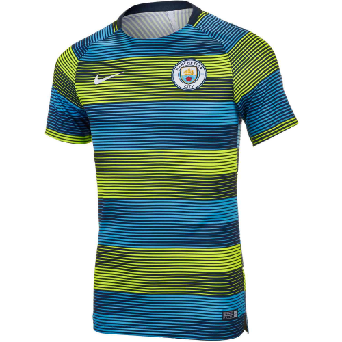Manchester City 18/19 Training Jersey Shirt Dry Squad GX Stripe
